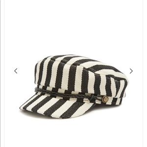 Forever 21 striped cabbie hat, worn once!